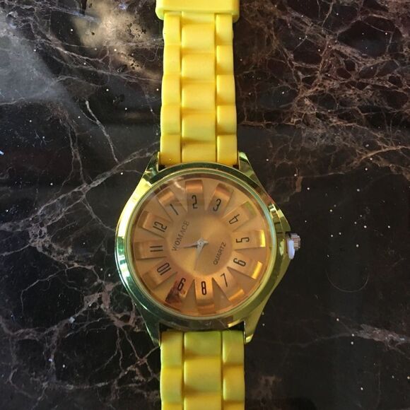 Yellow Rubber Watch!!  - Picture 7 of 13